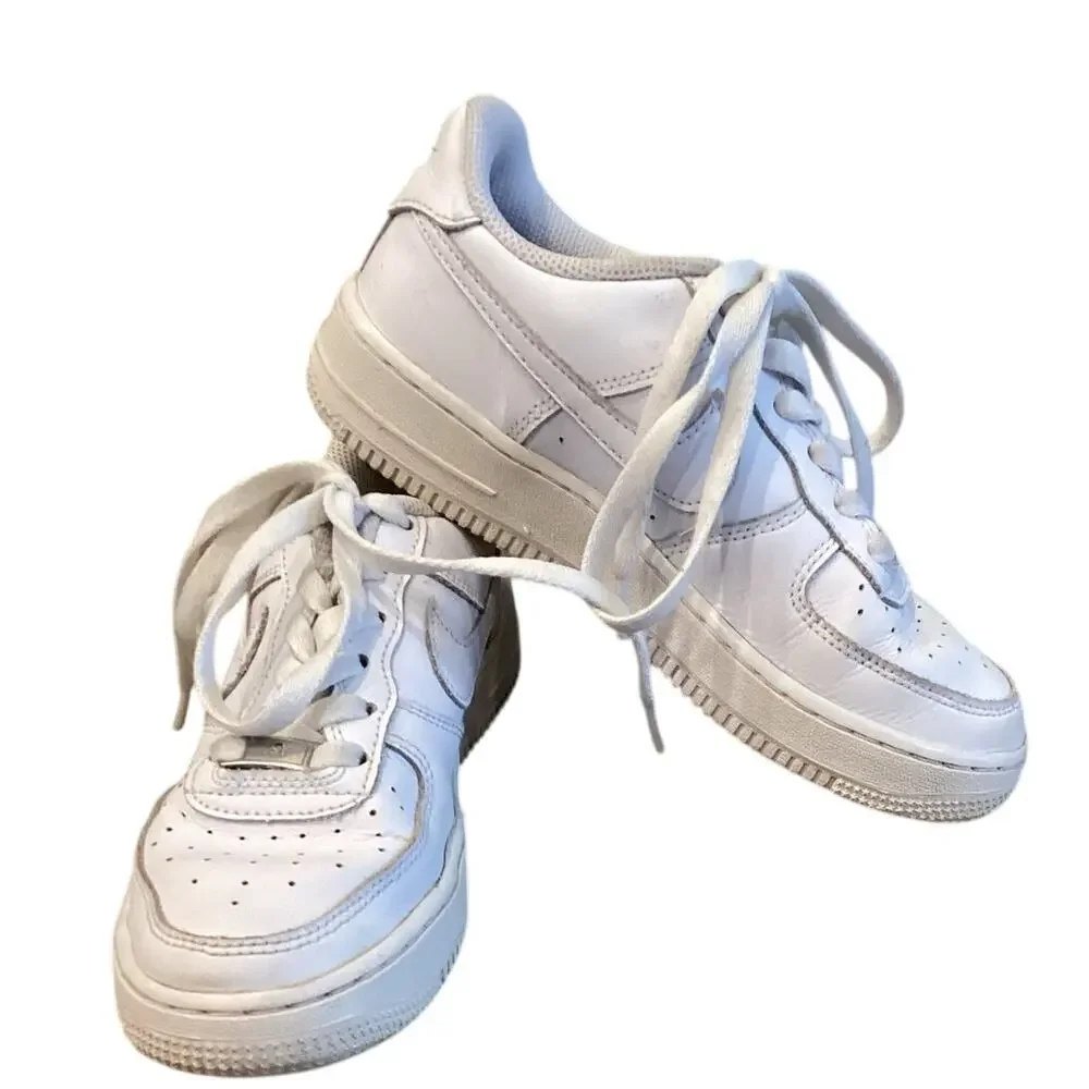 Nike Air Force 1 '07 Shoes US 4Y 4 Youth EU 36 White Classic Streetwear Athletic